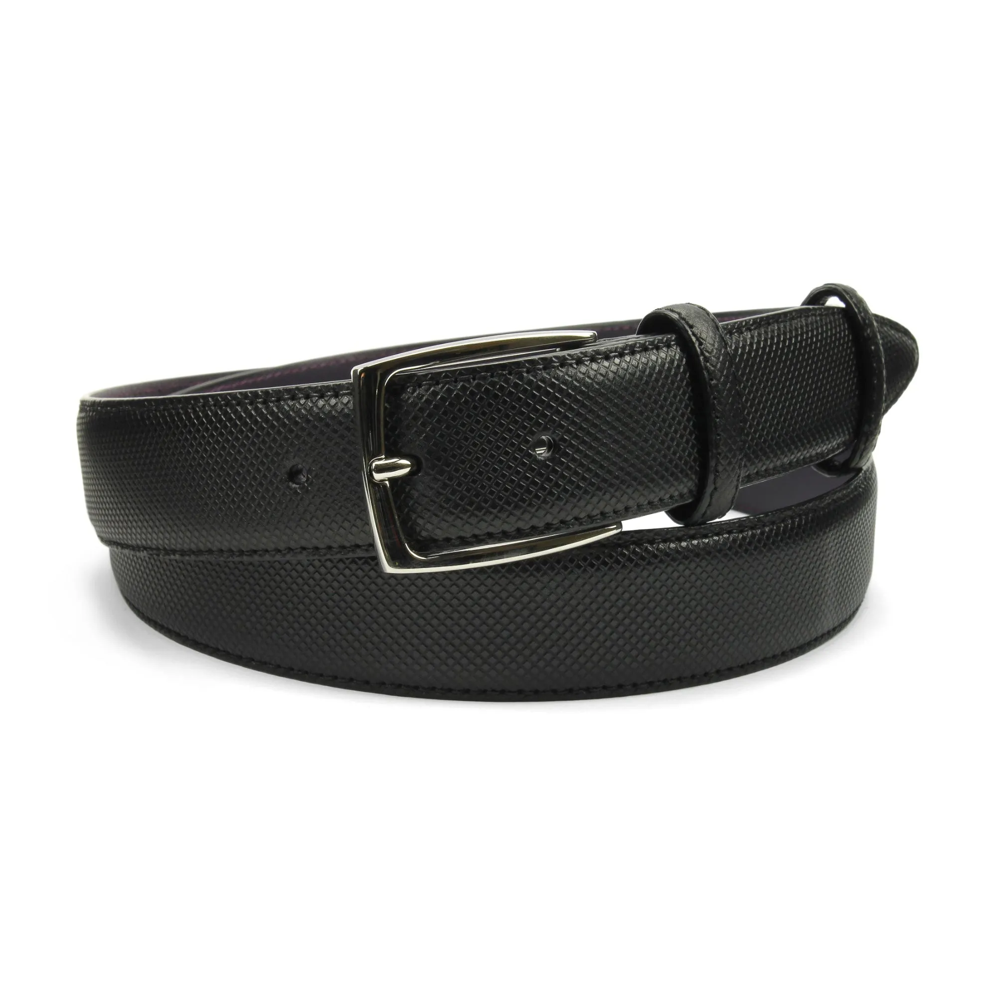 Black Bogart Burnished Dadino Belt