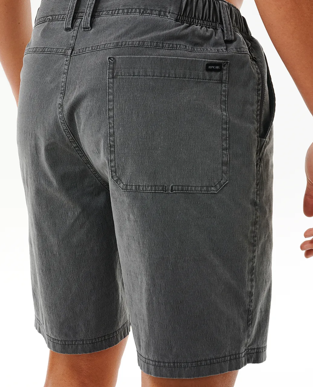 Boardwalk Reggie Easy Fit Walkshorts in Washed Black