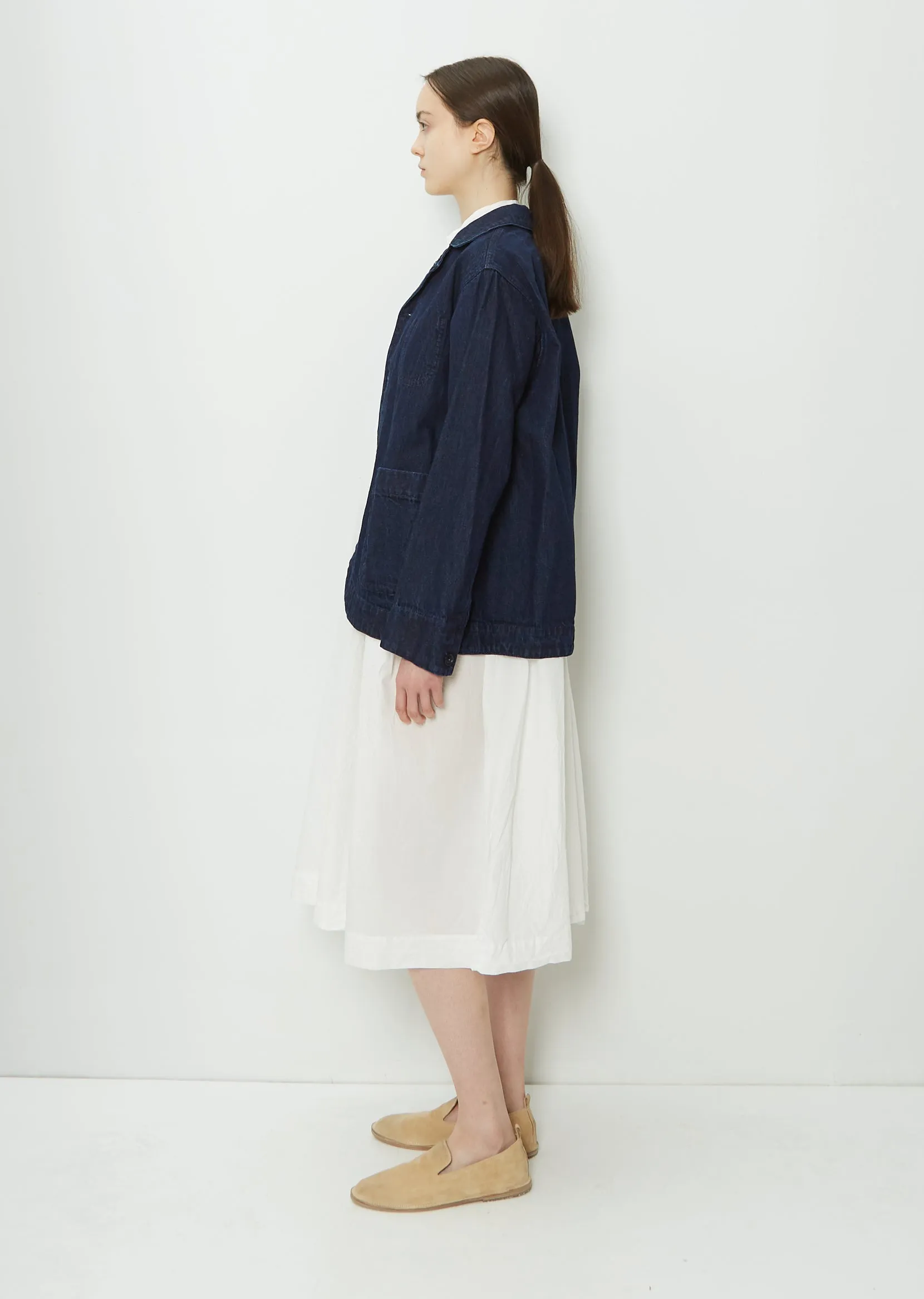 Cotton Linen Denim Jacket