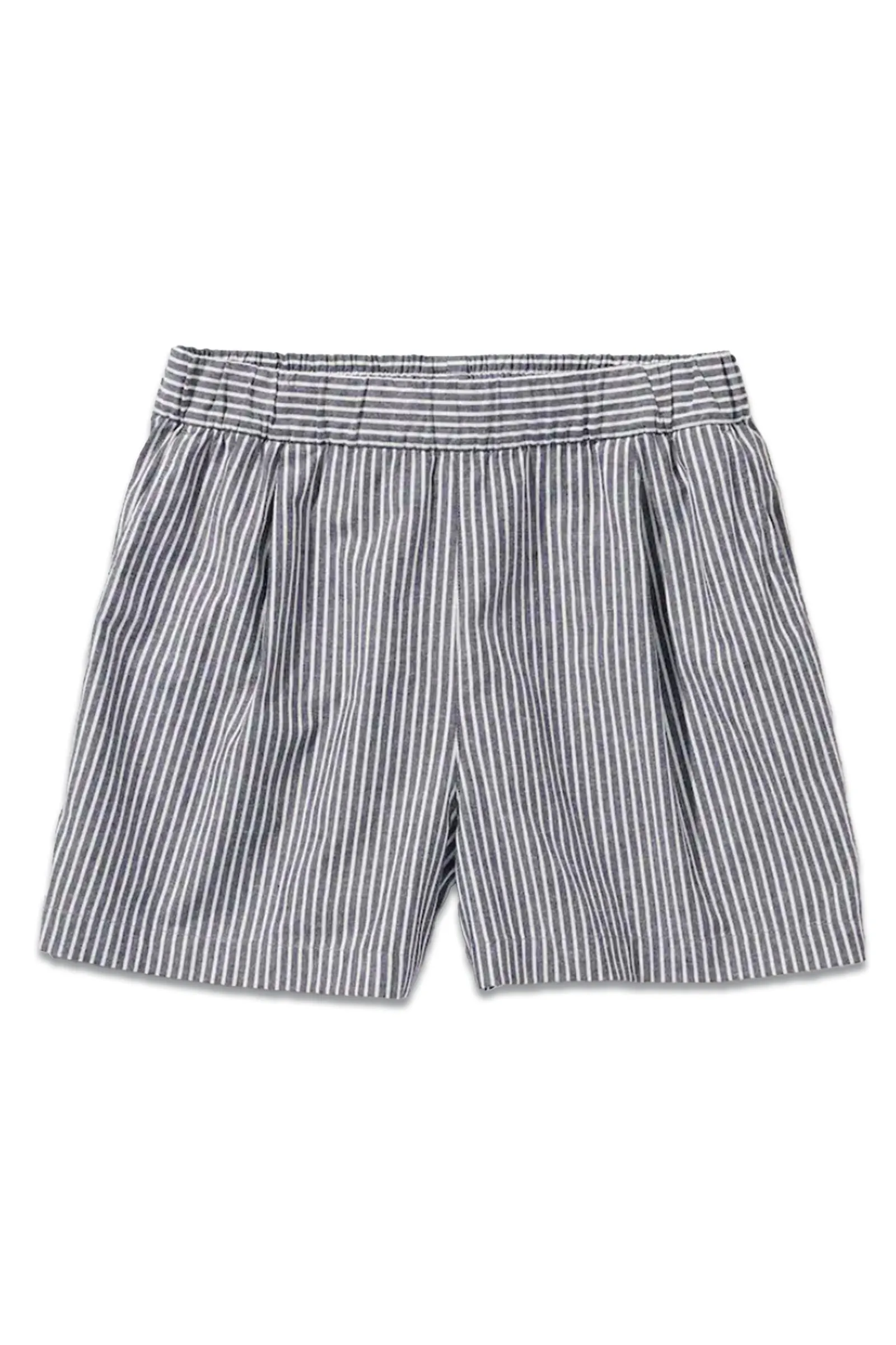 Cotton Striped Easy Shorts