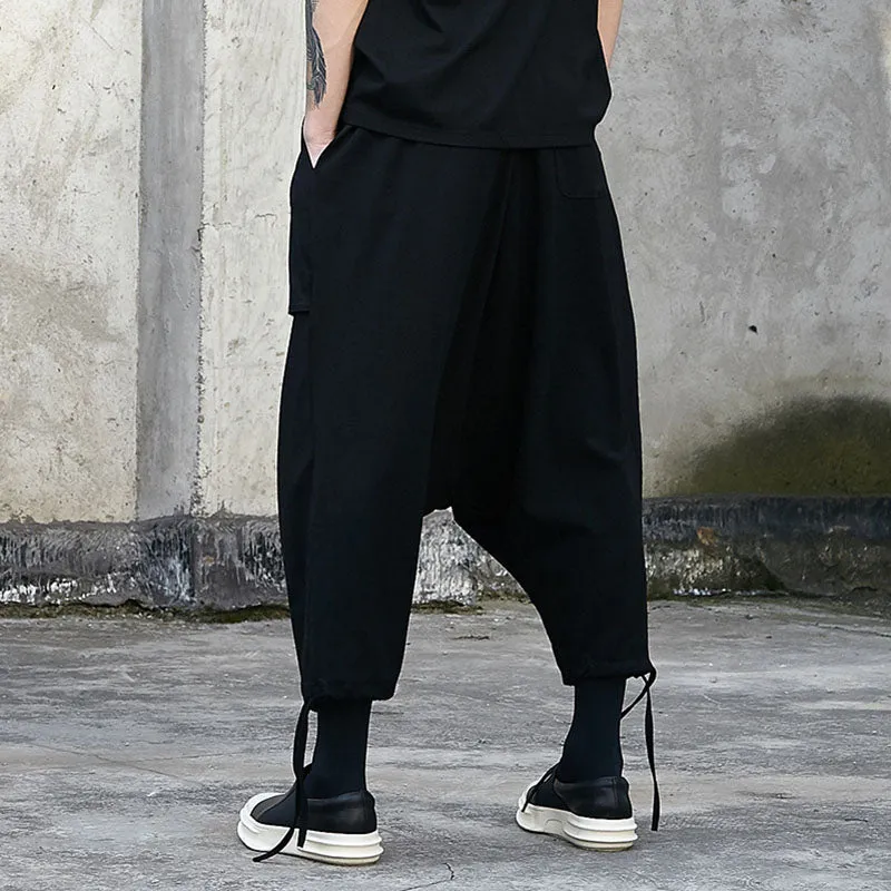 Cropped Loose Slacks