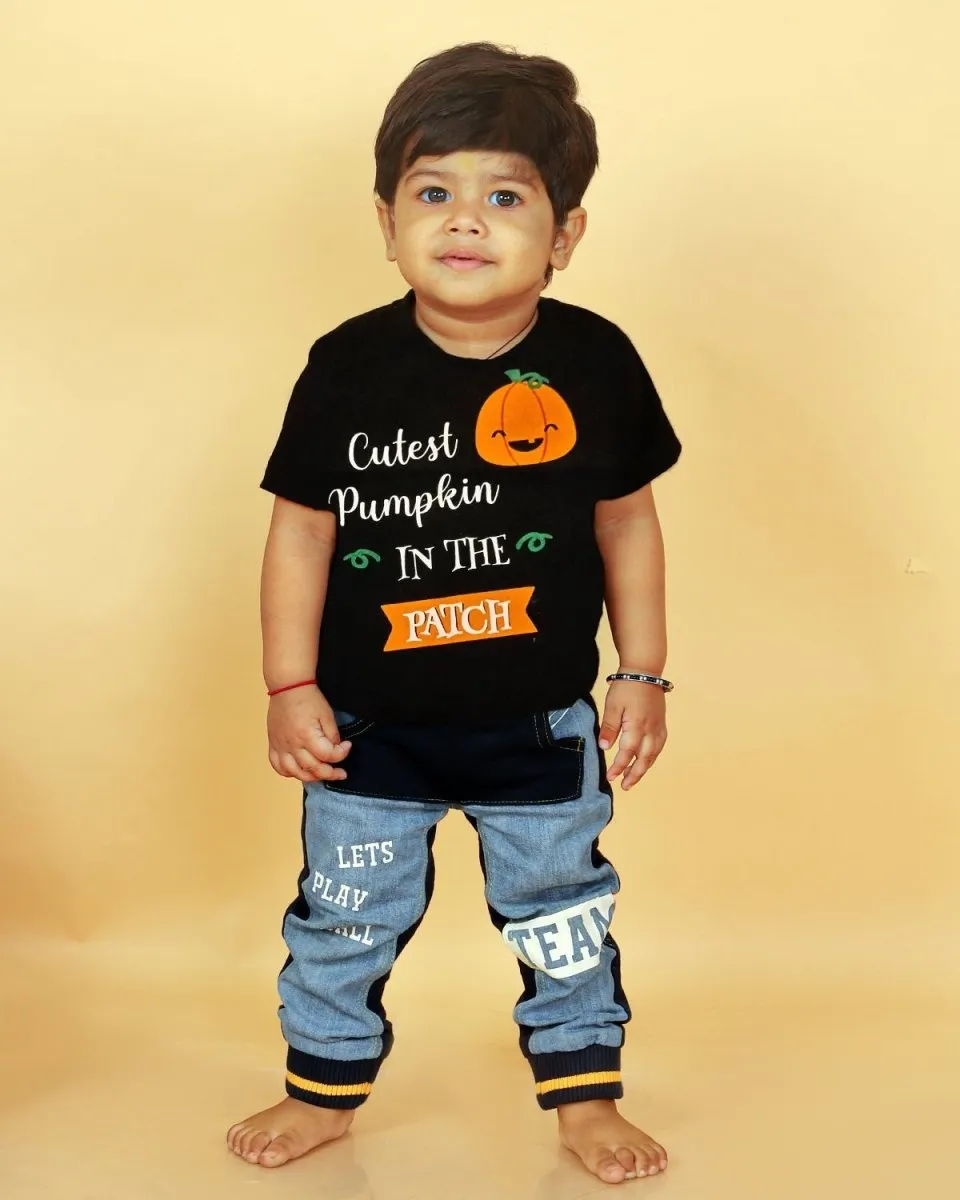 Cute Pumpkin Kids T shirt