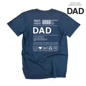 Dad Ingredients - SHORT SLEEVE COMFORT COLORS TEE