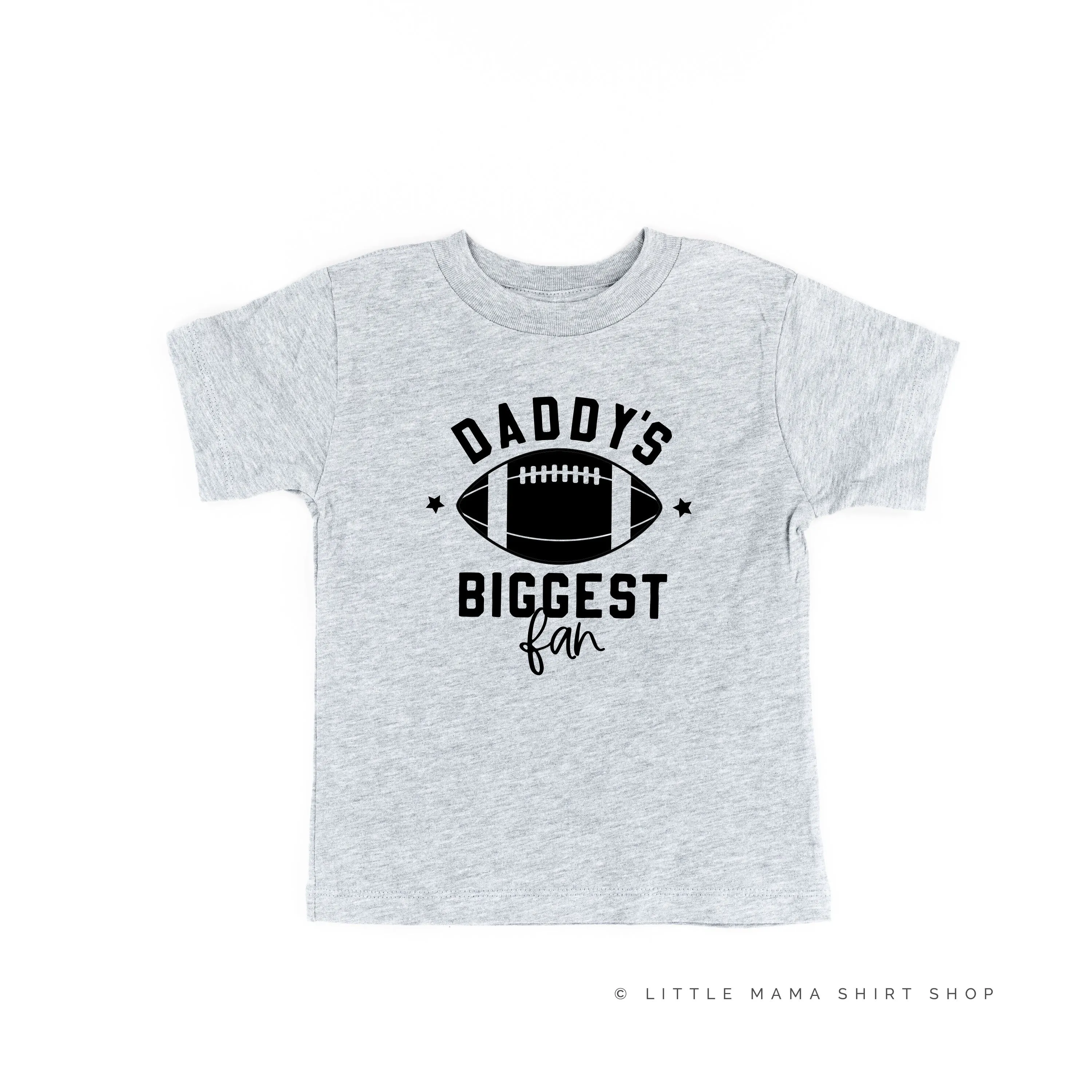 Daddy's Biggest Fan - (Football) - Short Sleeve Child Shirt