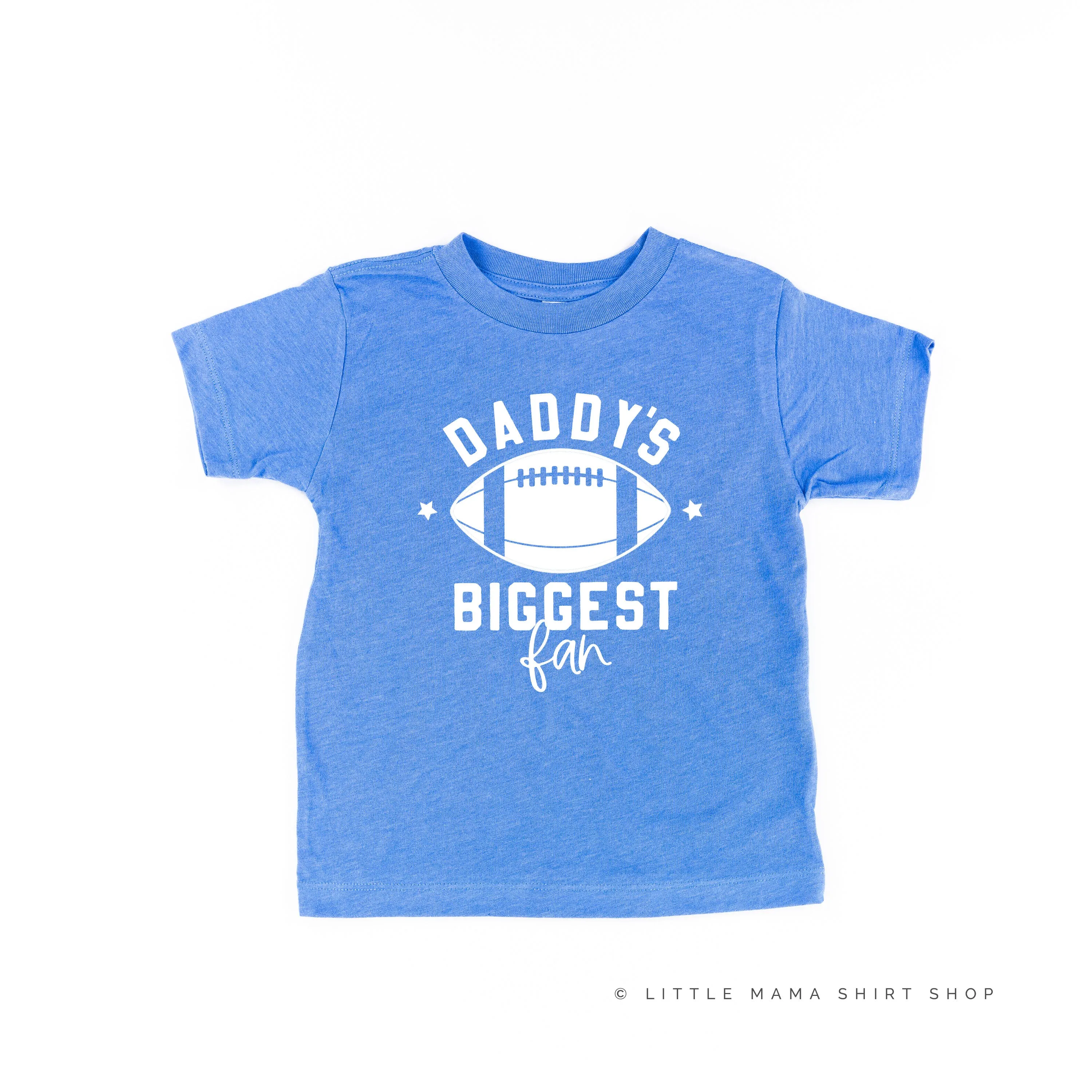 Daddy's Biggest Fan - (Football) - Short Sleeve Child Shirt