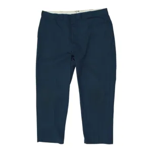 Dickies Mens Navy Chino Work Trousers | Vintage Designer Workwear Slacks Pants