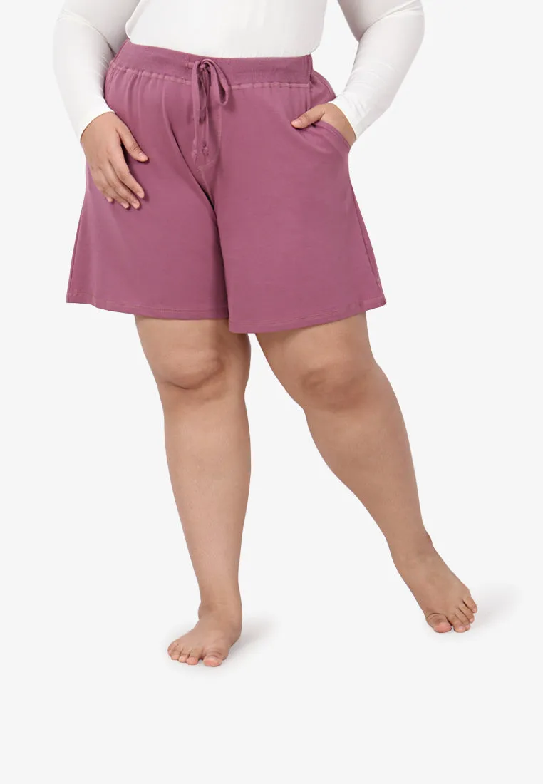 Ethel Easy Drawstring Shorts - Yam