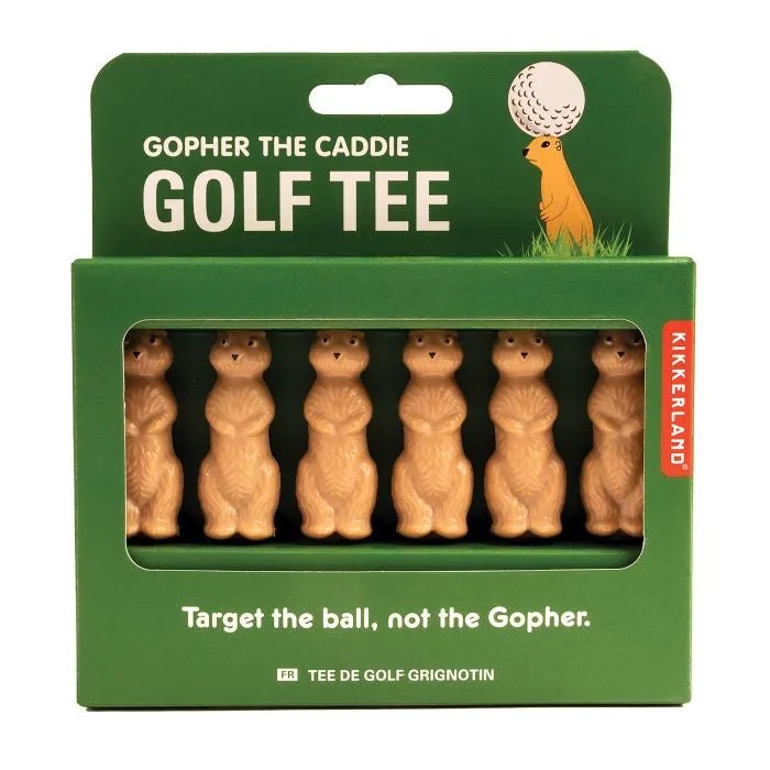 Gopher The Caddy Golf Tee