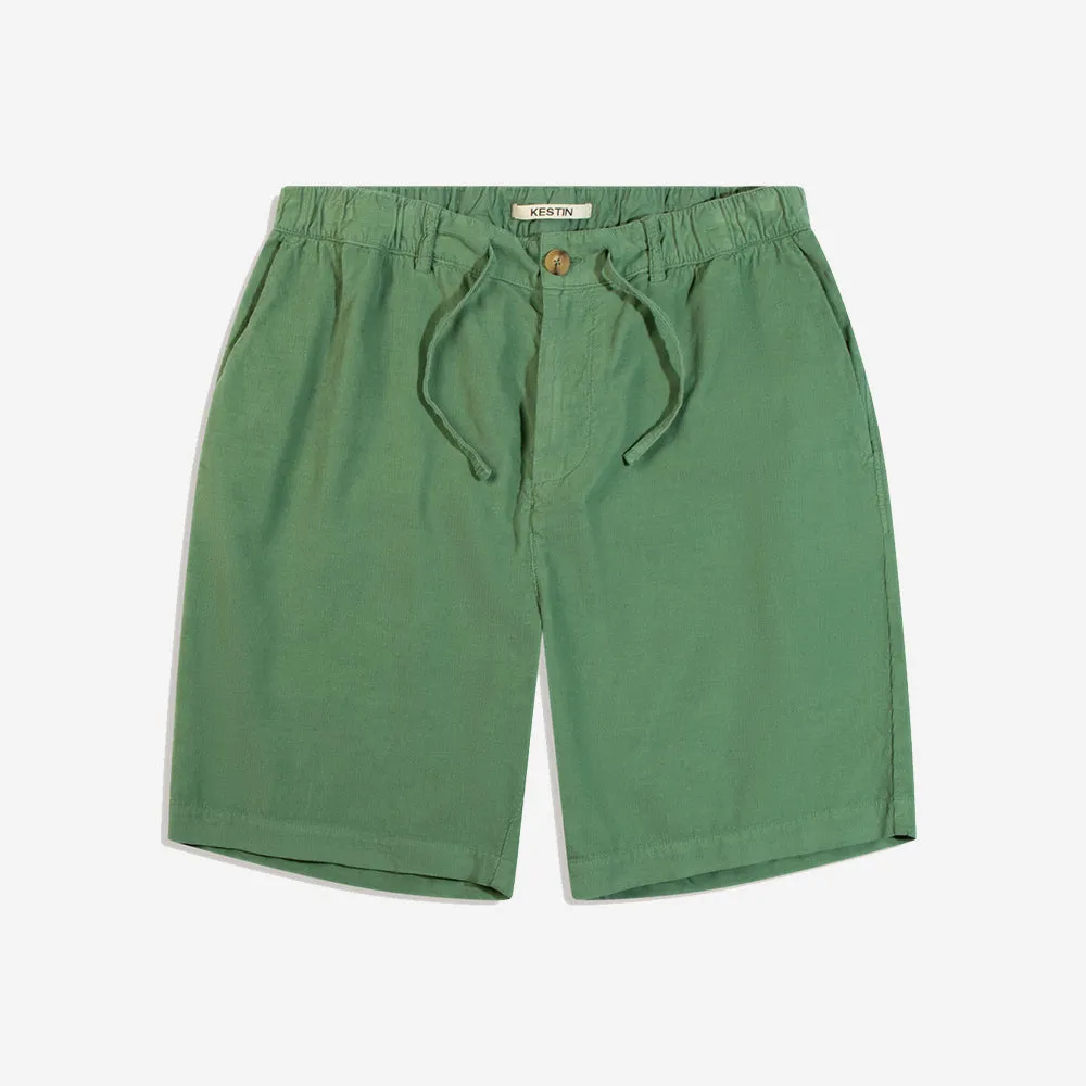 Inverness Needle Cord Easy Shorts - Fern