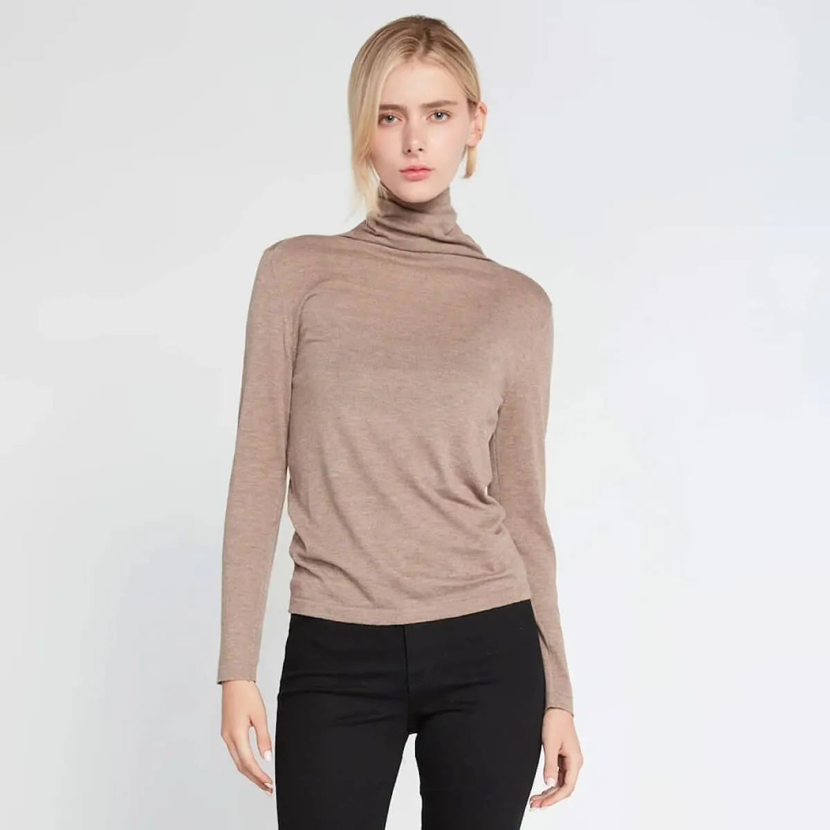 Lightweight Turtle Neck Sweater