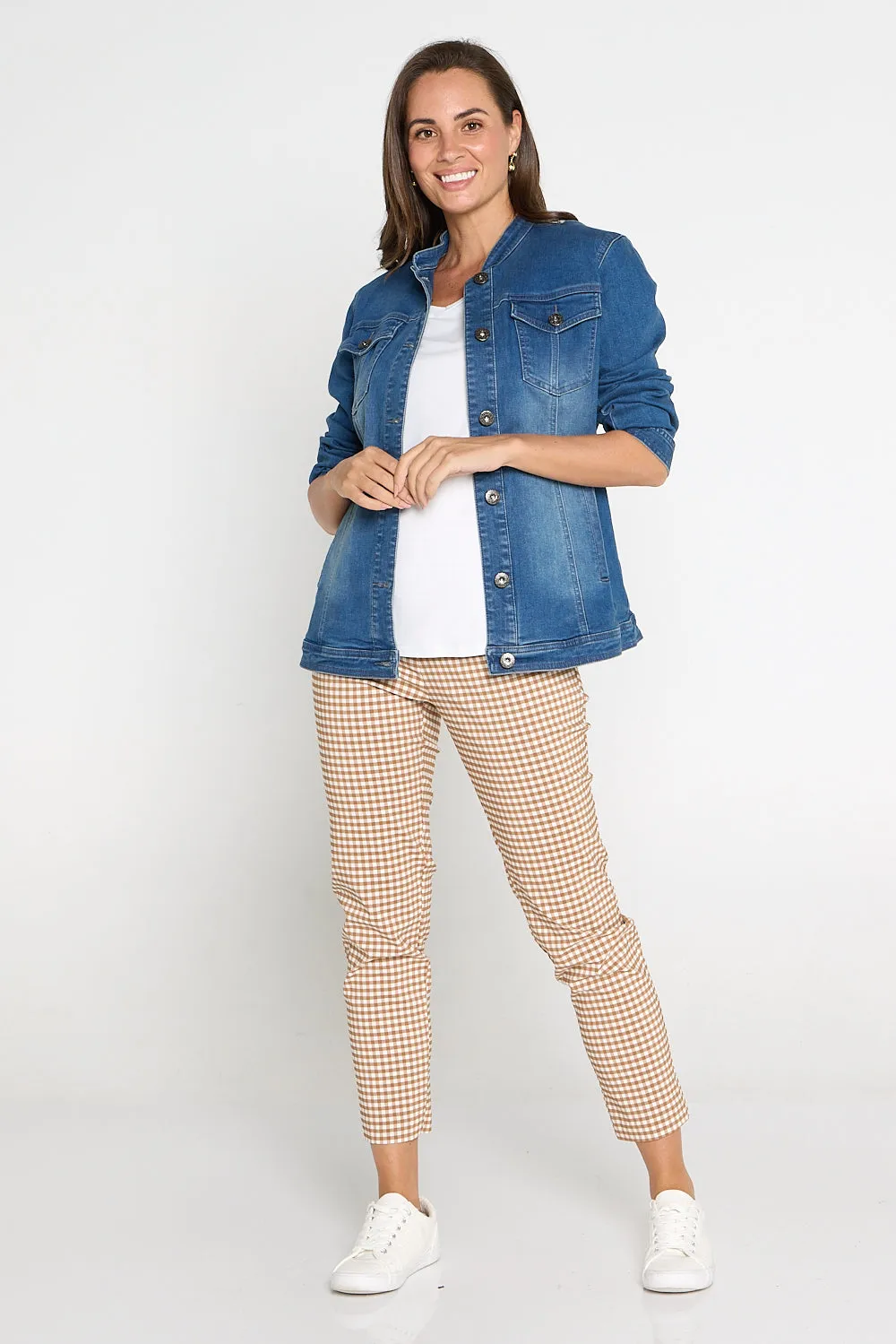 MJ Stretch Cotton Jacket - Denim