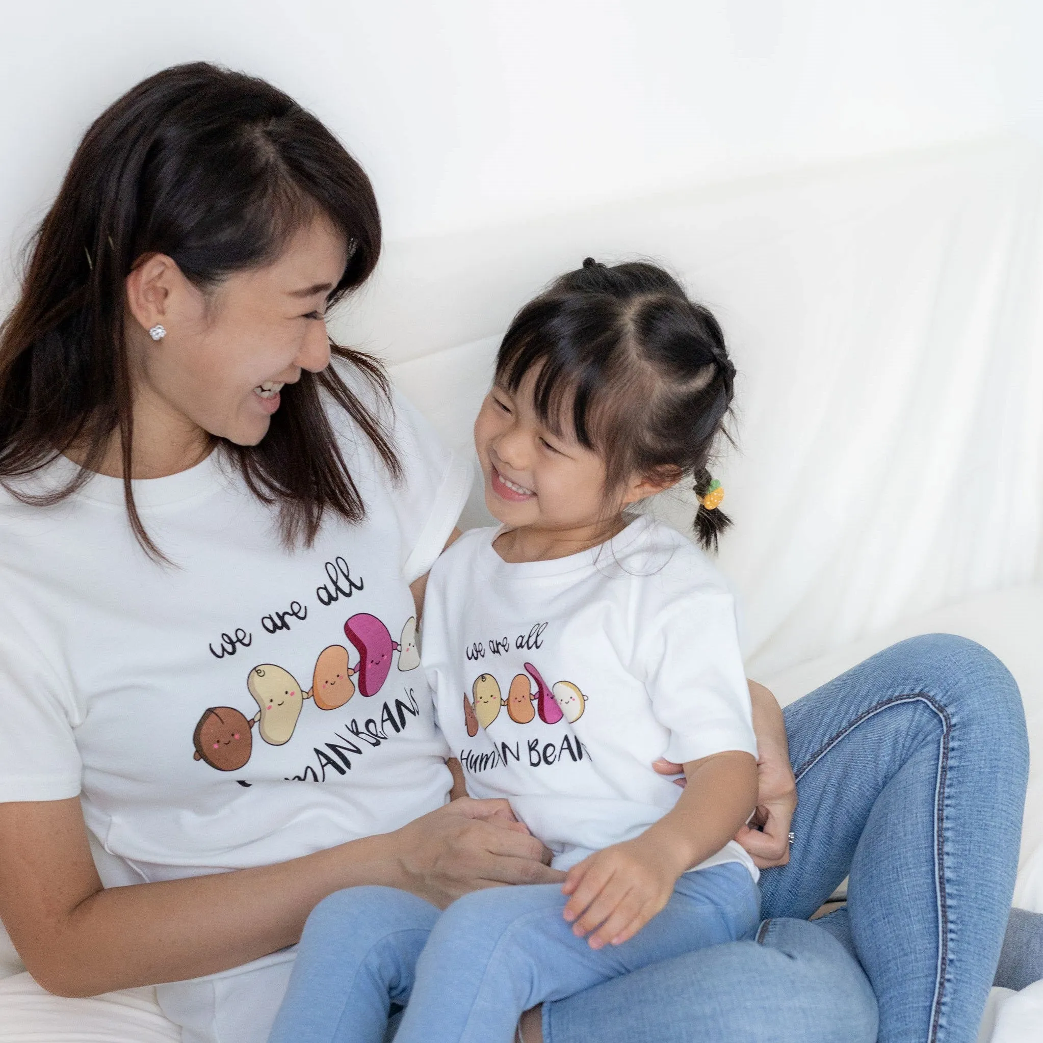 Mommy & Me Set Organic Cotton T-Shirts - Human Beans