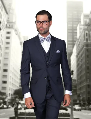 Monotone  3pc Italian Suit Set - Navy