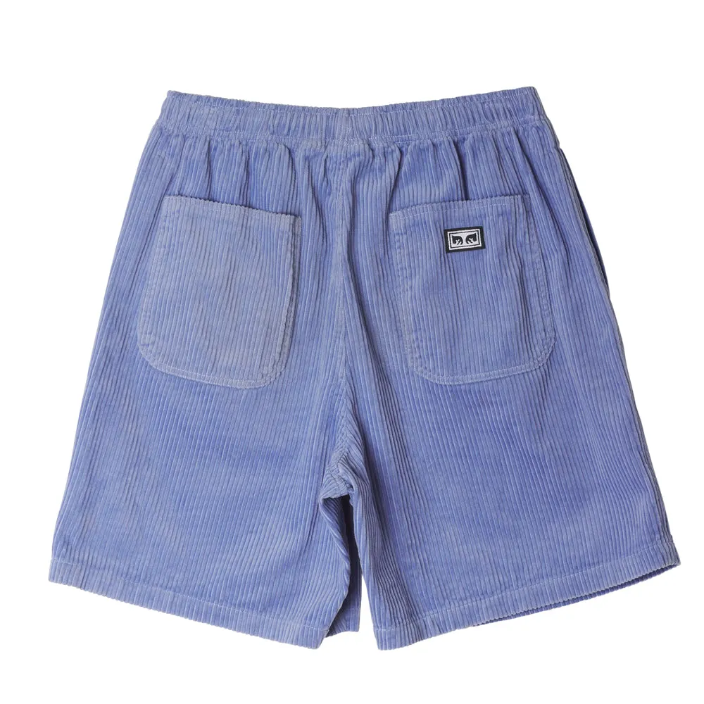 OBEY EASY RELAXED CORDUROY SHORT // IRIS FLOWER