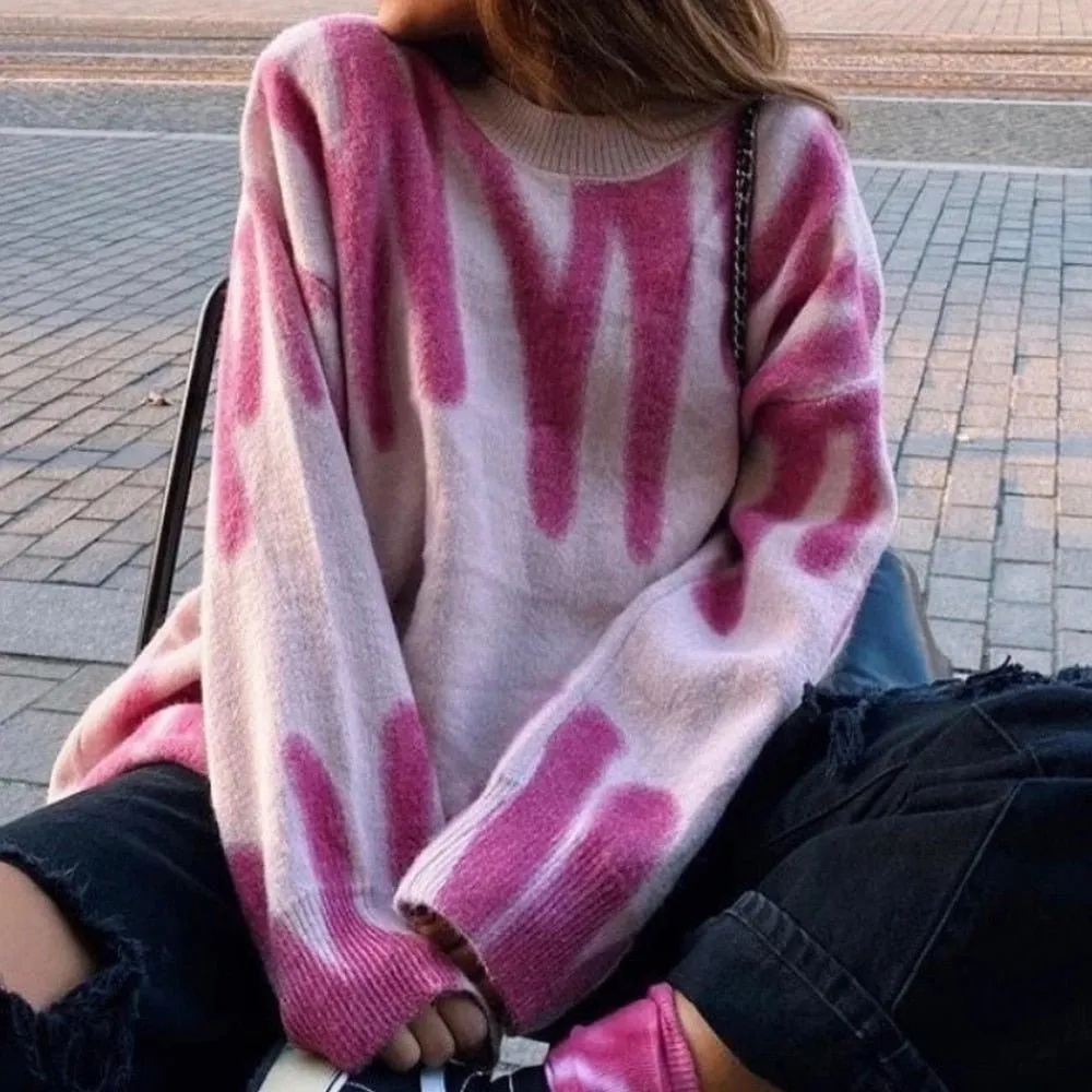 Oversized Patterned Sweater