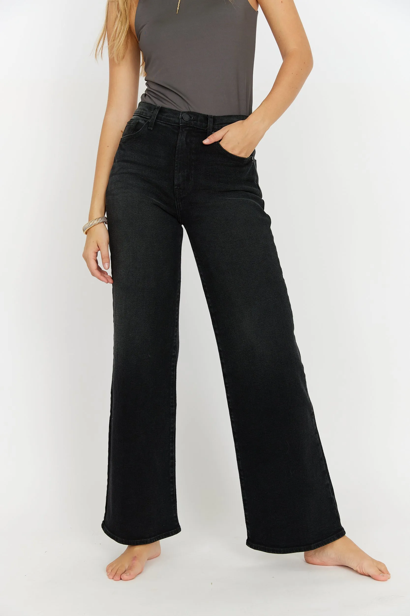 Reed Just Black Palazo Jean