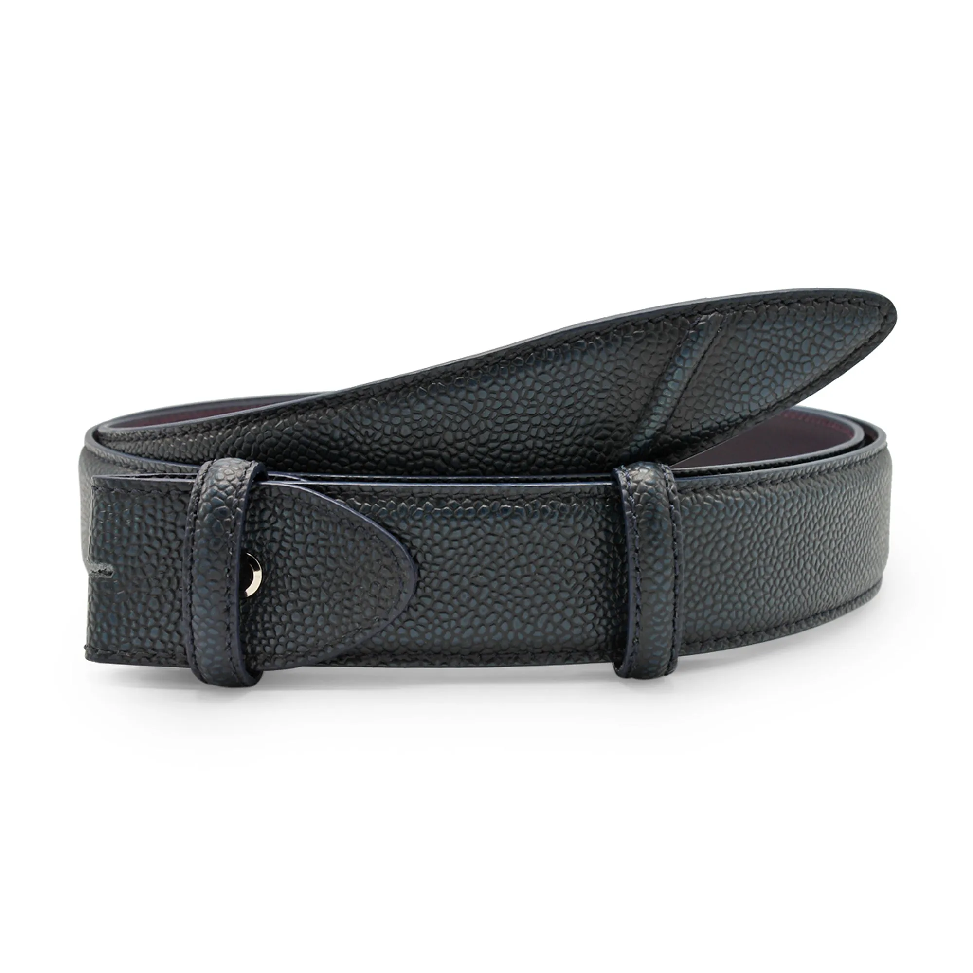 Scotch Grain Hand Burnished Hancock Belt Strap