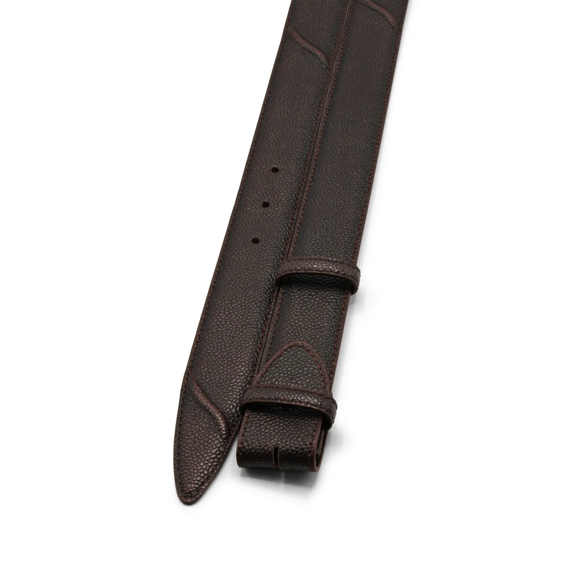 Scotch Grain Hand Burnished Hancock Belt Strap