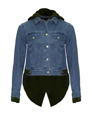 Shani Mixed Media Denim Jacket