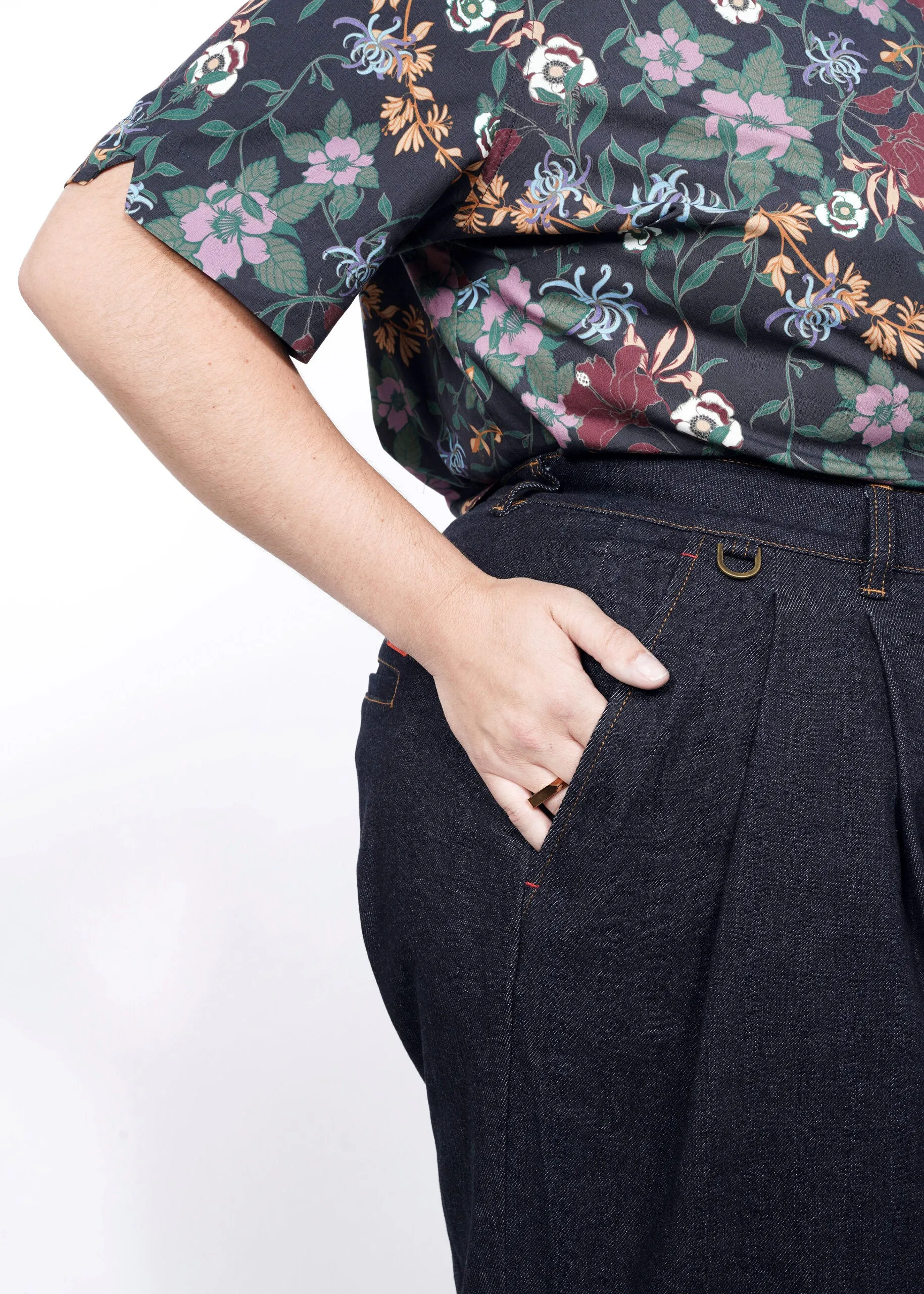 The Essential Denim Wide Leg Trouser