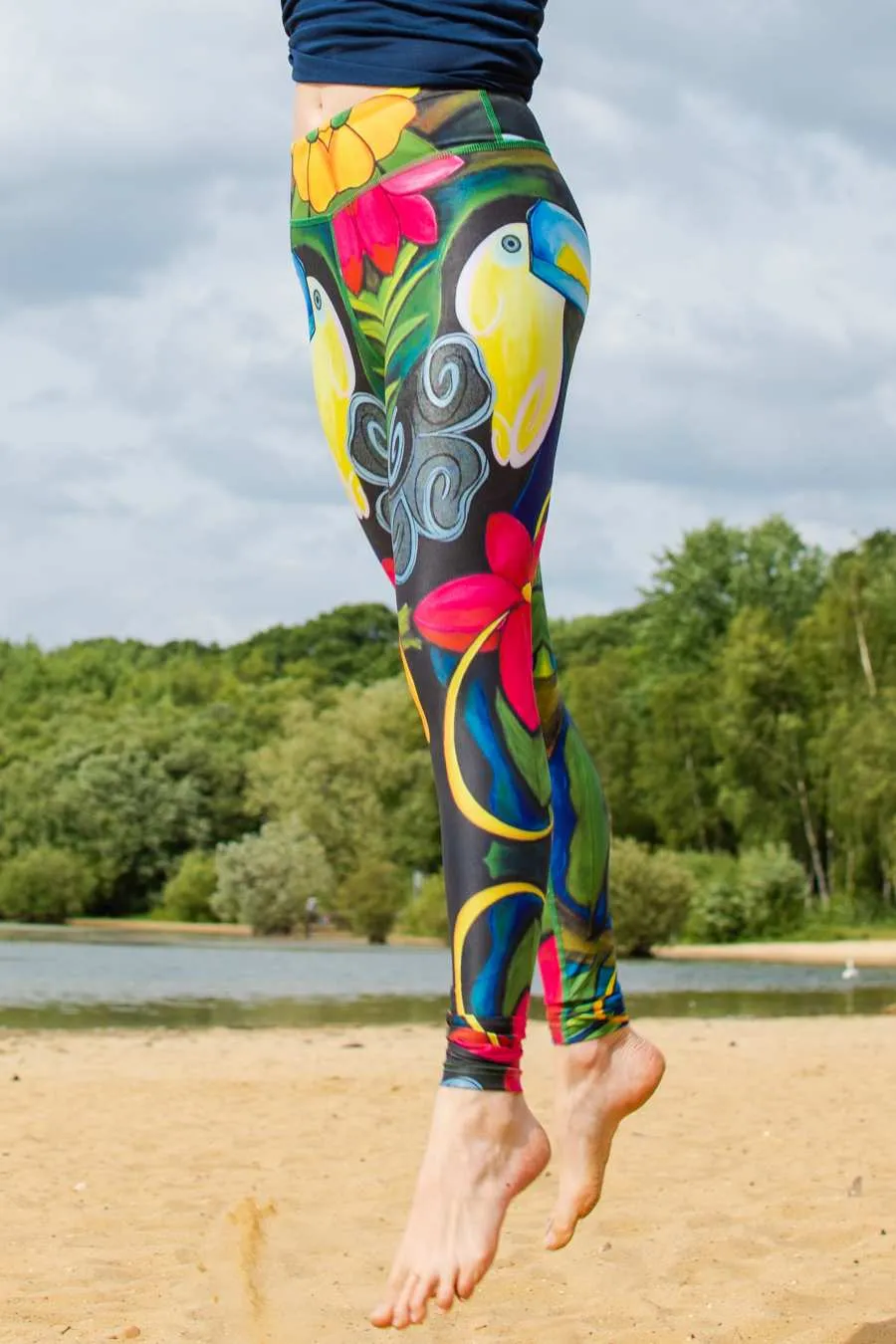 Toucan Do it - Toucan Patterned Yoga Pants