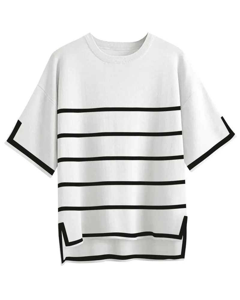 Zeagoo Knit Short Sleeve Tops