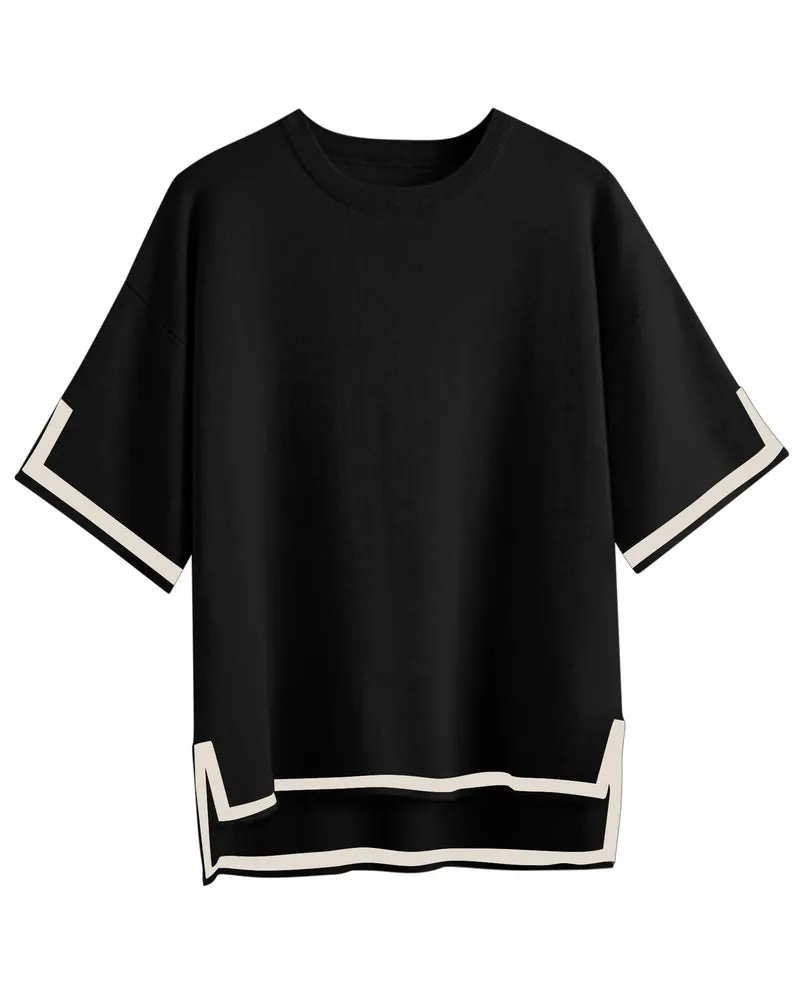 Zeagoo Knit Short Sleeve Tops